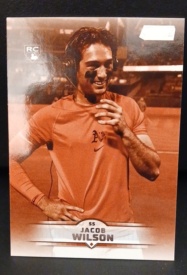 2025 Topps Stadium Club - Jacob Wilson #33 Sepia parallel (RC) rookie card