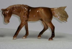 Maragret Olson Walking Gelding - Custom OOAK Chestnut MAO Ceramics 2008