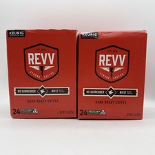 Revv No Surrender Coffee 48 Ct Keurig K cups Dark Roast Coffee