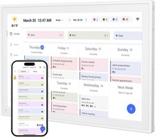 Digital Calendar, Smart Wifi Electronic Calendar Chore Chart, IPS Touch Screen H