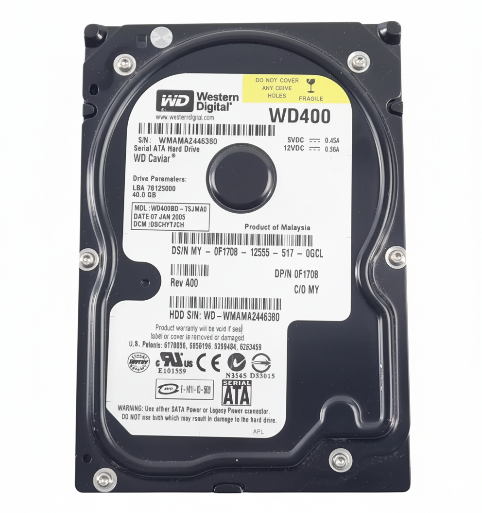 40GB SATA 3.5"" 7200RPM HDD - F1708