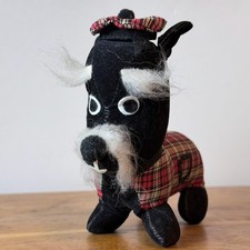 Vintage Dakin Dream Pets Scottie Dog1960s Made in Japan Tartan Coat Tam Hat