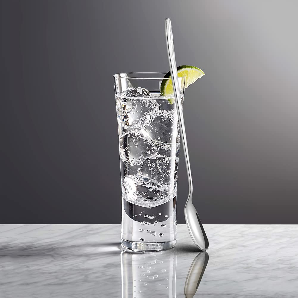 9.1-Inch Long Handle Iced Tea Spoon, Ice Cream Spoon, Long Coffee Spoons,