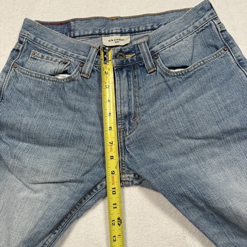 Pantalones de mezclilla Levis 514 para hombre talla 31X32 ajustados de pierna recta azules - Imagen 18 de 18