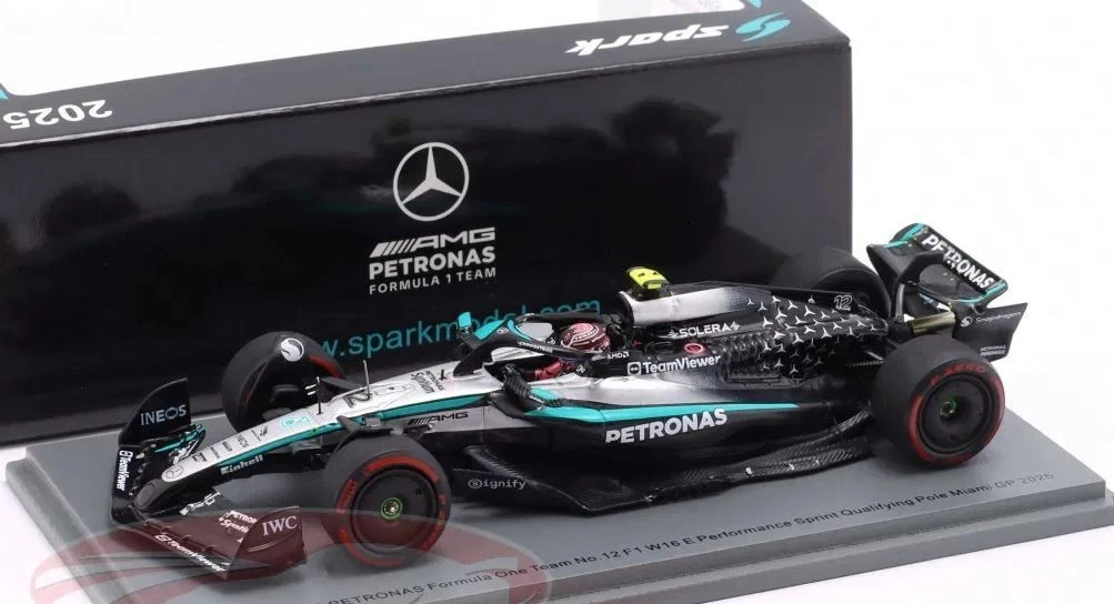Mercury Hachette ART.56 1/43 - Mercedes Formula 1 Carenata - Argent - Occasion
