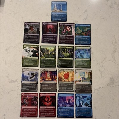 Magic the Gathering MTG Wilds Of Eldraine Enchanted Tales Set Of 17 Cards
