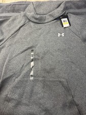 Under Armour Mens Gray Fleece Pullover Hoodie...