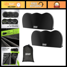 Triple Axle Tire Covers 27"-29" Waterproof Anti-UV Wheel Covers 2 Pack RV/Trai