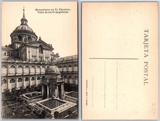 Postal Monasterio El Escorial Patio Evangelistas