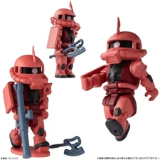 Gundam ZAKU II CHAR AZNABLE Bandai Bit Lot Mobile Suit Action Mini Figure