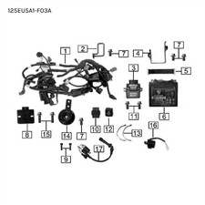 Mutt Stravaig 125 EU5 2024 - 2025 Battery strap ref no.5