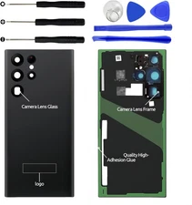 Back Glass Replacement for Samsung Galaxy S22 Ultra 5G SM S908B DS SM S908U1 SM
