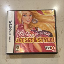 THQ Barbie: Jet, Set & Style! w/ Manual E NTSC-U/C (US/Canada) Nintendo DS