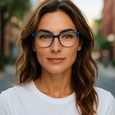 Blackfin BF765 Casey 49[]15 Blue Eyeglasses / Frames J39