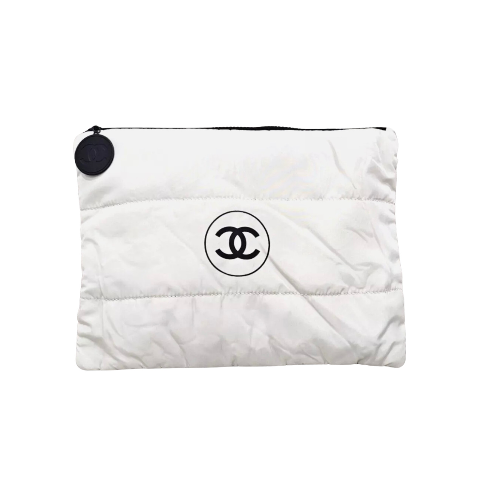 Cosmetic Travel Case (Black & White) &ndash; Compact & Ideal for Daily Essentials