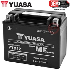 YTX12 YUASA SEALED BATTERY APRILIA RSV R Tuono Racing/Factory 1000 2003-2005