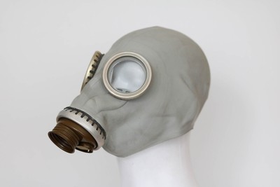 Maschera Respiratoria Con Filtri 1 MASCHERA ANTIGAS Seconda Guerra Mondiale Russa Nuova Mint Da Maschera Nbc Militare - Foto 10