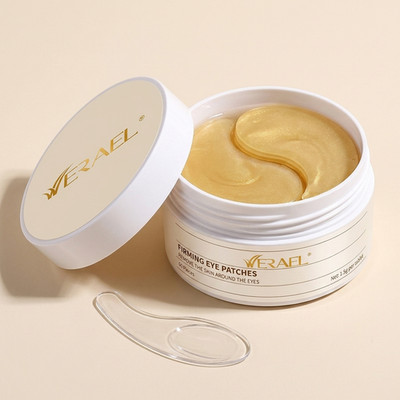 Under Eye Patches 60Pcs Gold Hydrogel Eye Mask for Puffiness Fine Lines Firming