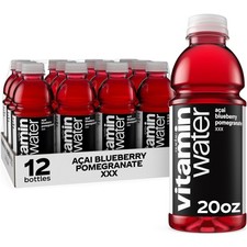 vitaminwater XXX Açai Blueberry Pomegranate Nutrient 20 fl oz (Pack of 12) 