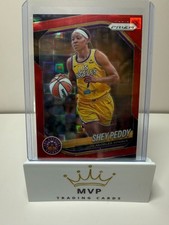 2025 Panini WNBA Prizm Shey Peddy #136 Red Pandora Prizms LA Sparks 081/199