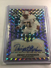 2024 Mosaic Dwight Stephenson Dolphins #SC-DSN Silver Mosaic Scripts Auto