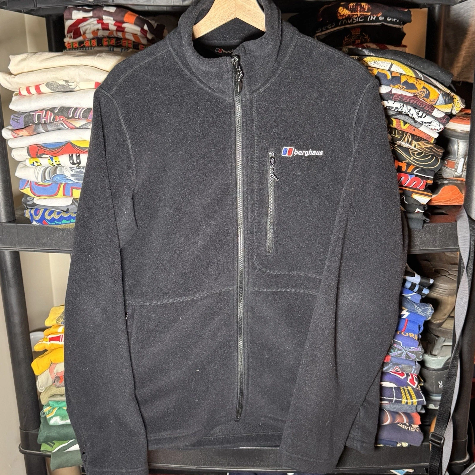 Berghaus Activity Interactive Polartec Fleece Full Zip Jacket Size Medium