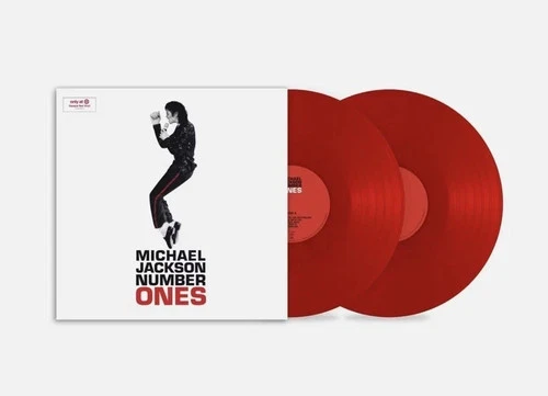 Michael Jackson Number Ones Limited Opaque Red Color Vinyl 2LP Brand New/Sealed