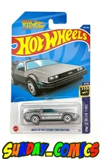 Hot Wheels 2022 HW Screen Time Back To The Future Time Machine 8/10 Mattel New