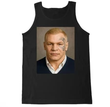 WHITE MIKE FUNNY HUMOR MEME CHAMP BOXING GOAT HIP HOP RAP RETRO MENS TANK TOP