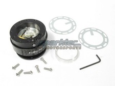 Nrg Steering Wheel Quick Release Kit Gen 2.0 Black Body W Carbon Fiber Ring New