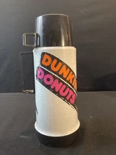 Vintage Dunkin' Donuts Thermos 38606 11 1/2" TALL RARE No Inner Cap