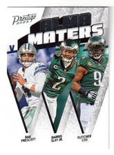 2023 Panini Prestige #AM-19 DAK PRESCOTT/DARIUS SLAY/FLETCHER COX 'ALMA MATERS'