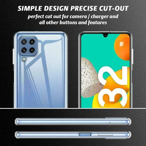 COVER CUSTODIA PER SAMSUNG GALAXY M32 4G TRASPARENTE TPU SLIM MORBIDA ULTRASLIM - Imagen 10 de 10