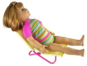 american girl doll beach chair