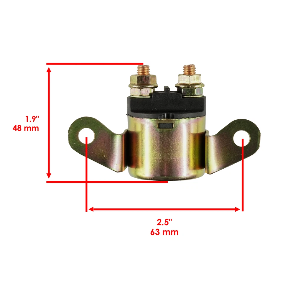 Starter and Relay Solenoid fits Polaris Ranger 500 2x4 4x4 2017 2018 2019 - 2022 - Image 3 of 4