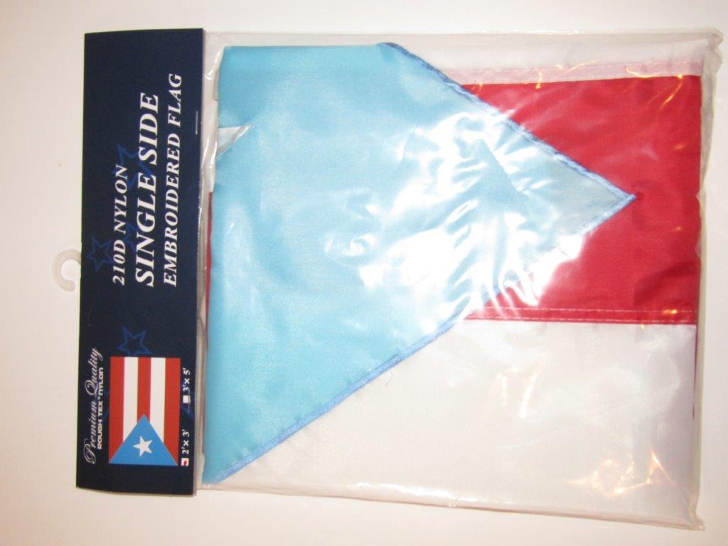 Bandiera USA 2x3 Piedi In Nylon 600D Con Stelle Ricamate E Barre - Trade Winds