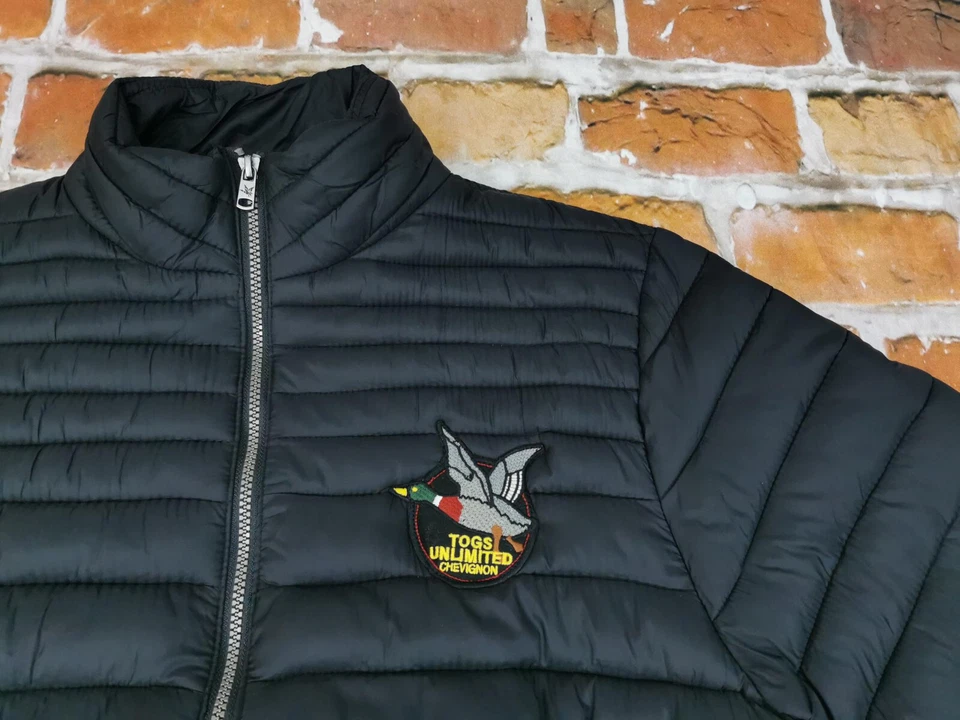 Chevignon Vintage Chaqueta Acolchada Tog ´S Unlimited Negro Casual Talla:L Tip - Imagen 2 de 4