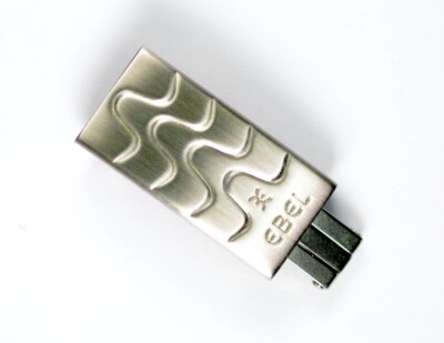 Original Ebel Sportwave Edelstahl Faltschließe 13 / 11mm Selten Kastenschließe