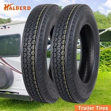 Set Of 2 4.80-12 Trailer Tires 4.80x12 Highway Boat Motorcycle 6PR Load Range C