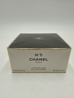 Vintage CHANEL No. 5 The Loose Powder 5.11oz 145g AFTER BATH BODY POWDER  Paris