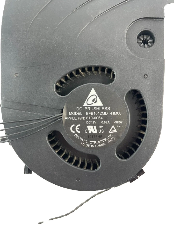DC Brushless Apple P/N 610-0064 Model BFB1012MD DC12V - Wire CPU Cooling Fan - Image 2 of 4