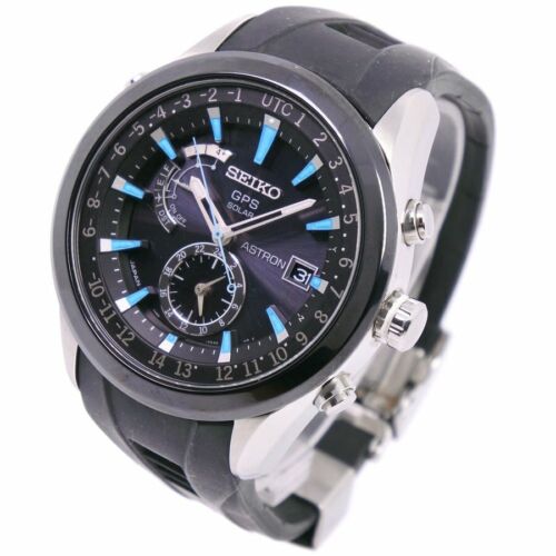 SEIKO Astron SBXA009 GPS Solar Men's Watch 7X52-0AB0 blue/black .. | eBay