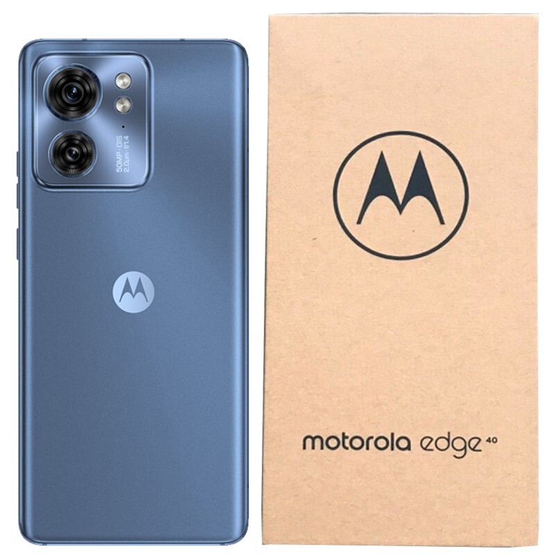 motorola edge 40 8GB/256GB ルナブルー Motorola Edge 40 5G (Lunar Blue) 256GB + 8GB RAM Android
