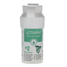 Ultradent 133 Ultrapak Retraction Cord Plain Knitted #2 Green 96"