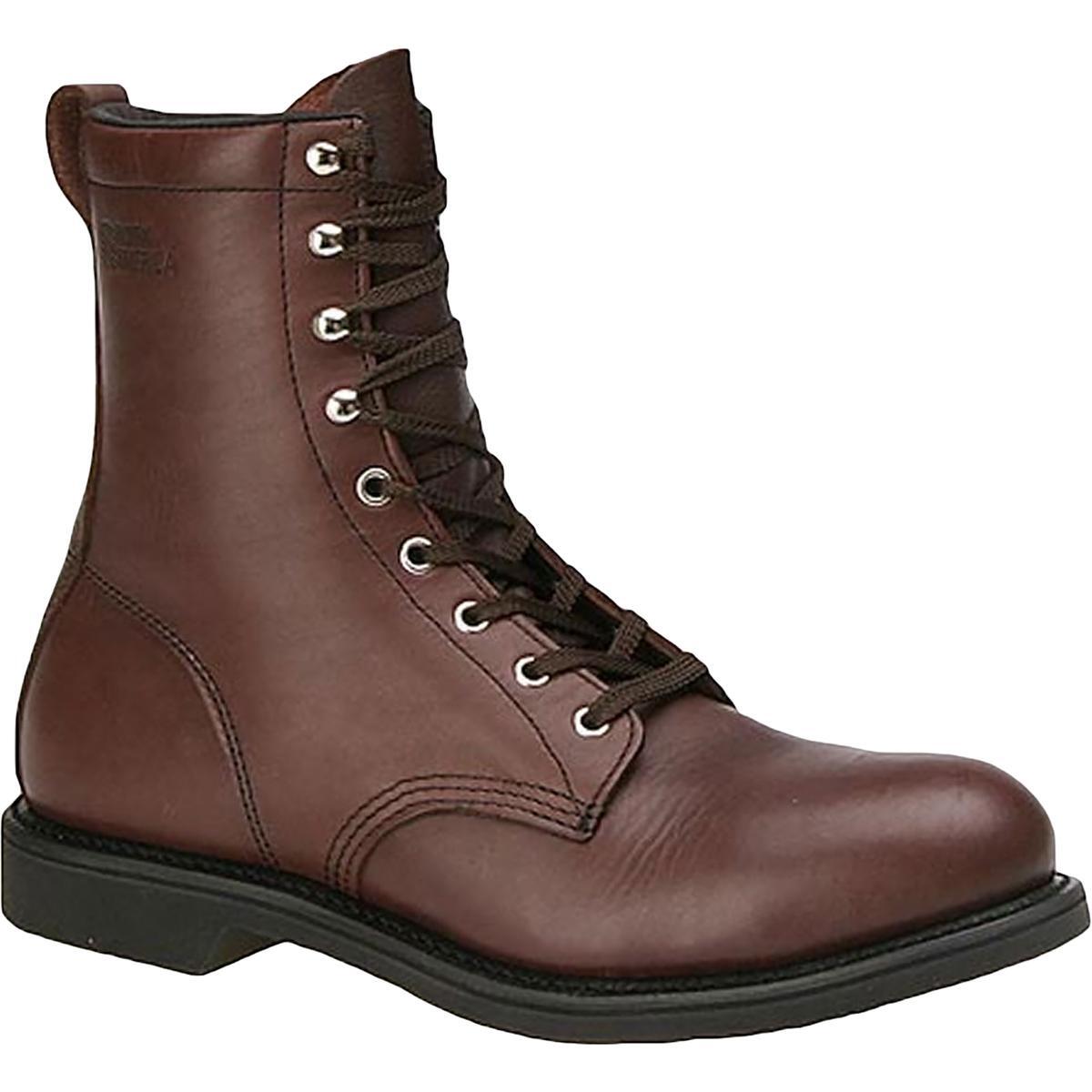 Рабочие ботинки America Mens 8 Коричневые Рабочие ботинки 10 очень широких E WW BHFO 4056 7590₽