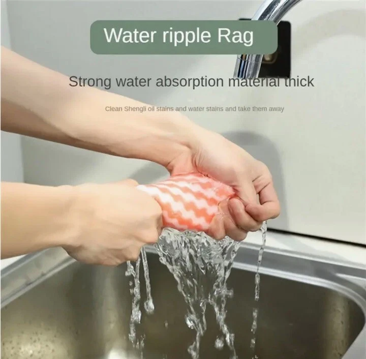 Суперабсорбирующие многоцелевые кухонные полотенца из микрофибры набор из 10 - Изображение 3 из 4