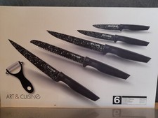 Lot de couteaux de cuisine Art &Cuisine acier neufs