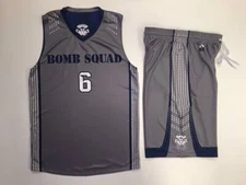 10 Adult Basketball Uniforms Set of Jerseys & Shorts Reversables Home & away