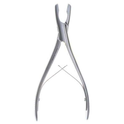 2 LUER Bone Rongeur, 7.1/4'' (18.4 cm), Straight Jaws, 8 mm Bite, Premium