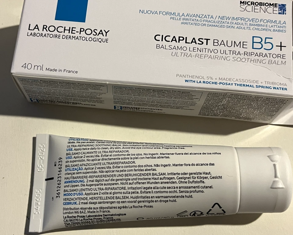 Bálsamo calmante ultra reparador La Roche Posay Cicaplast Baume B5+ 40 ml nuevo en caja Foto 2 de 4